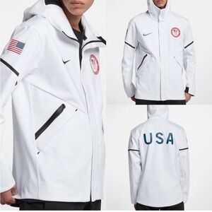 Nike Olympic Team USA Tech Fleece Windbreaker Hoodie Jacket Size XL